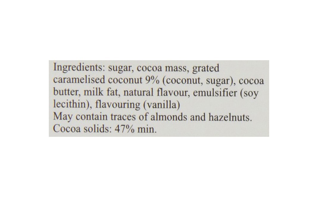 Lindt Excellence Coconut Intense Dark Chocolate   Box  100 grams